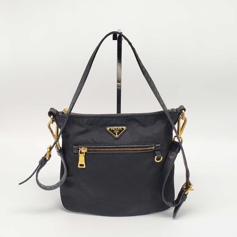Authentic Prada Tessuto Nylon Shoulder Bag 320-110325 - Picture 2 of 16